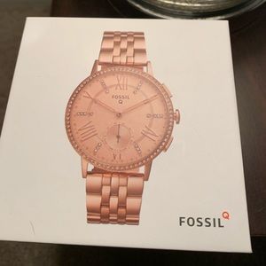 Fossil Q Gazer Hybrid Ladies Watch (rose gold)